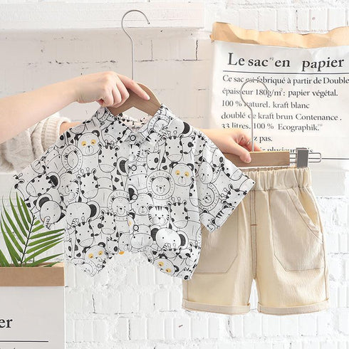 Handsome Shirt Short Sleeve Suit