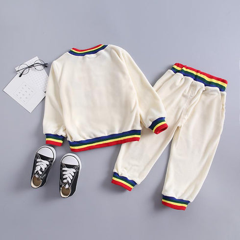 Spring and Autumn Children's Suit Two-Piece Set