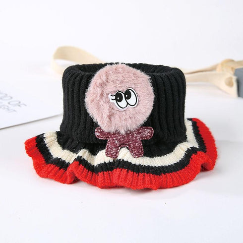 Children's Knitted Giraffe Decal Scarf