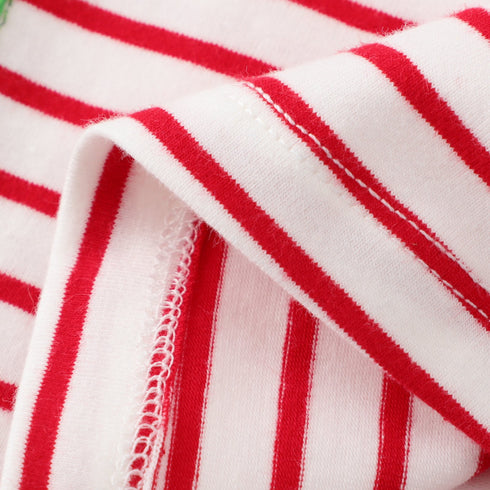 Short Sleeve Knitted Cotton Girl Dress Cartoon Cute Children's Dress