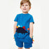 Men's children's summer short sleeve T-shirt set