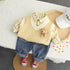 Children's Spring and Autumn Shirt Leisure Three-Piece Set