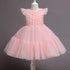 Children's Dress Princess Dress Christmas Performance Costume Small Host Show Yarn Dress
