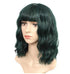 Ladies short curly hair multicolor chemical fiber wig headgear