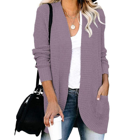 Large Pocket Sweater Cardigan