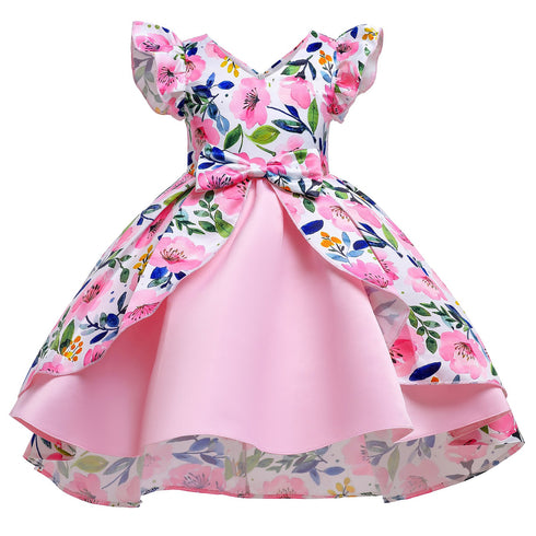 Baby Flying Sleeve Princess Dress