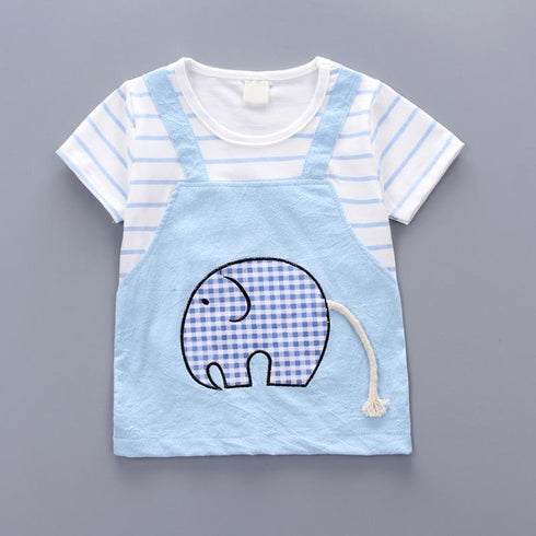 Boys summer suit two-piece set