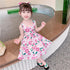 Girls Summer Dress 2022 New Girls Sweet Printed Princess Dress