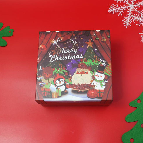 Children's Set of Christmas Scarf, Gloves and Beanie