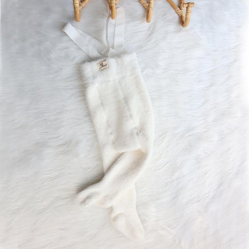 Children's imitation mink fur plus velvet straps leggings baby pantyhose padded pants