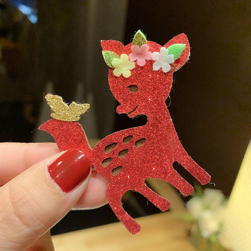 Christmas cartoon brooch
