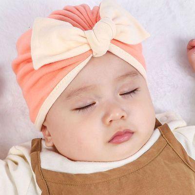 Spring and autumn baby cute bow Korean tire cap 14.9-17.3 inches