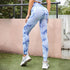 Tie-Dye Sports Tight Pants Quick Dry Running Yoga Pants