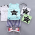 Summer Boy's Five-pointed Star Vest Set