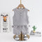 Round Neck Solid Color Thin Sleeveless T-shirt Kids' Casual Two-piece Set