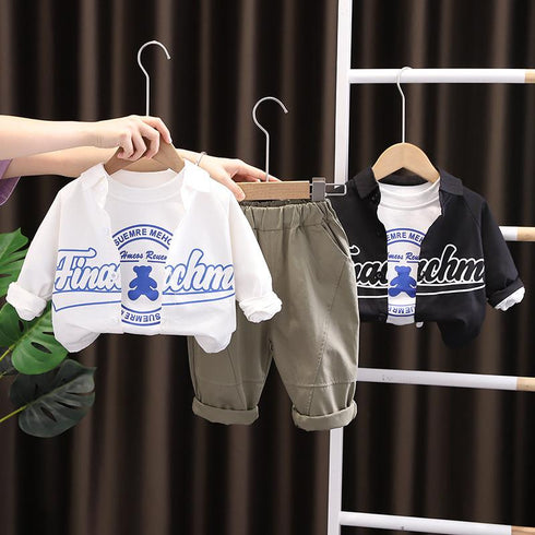 Boys suit three-piece set