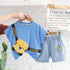 Children's short sleeve suit summer