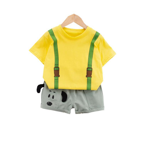 Children's Short Sleeve Suit Summer