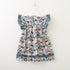 Summer New Girl Floral Fly Sleeve Dress Girl Comfortable Cotton Dress