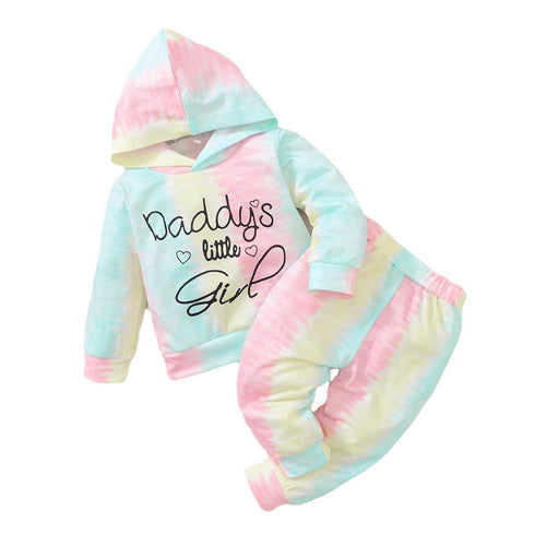 Girl's Hooded Top+Pants