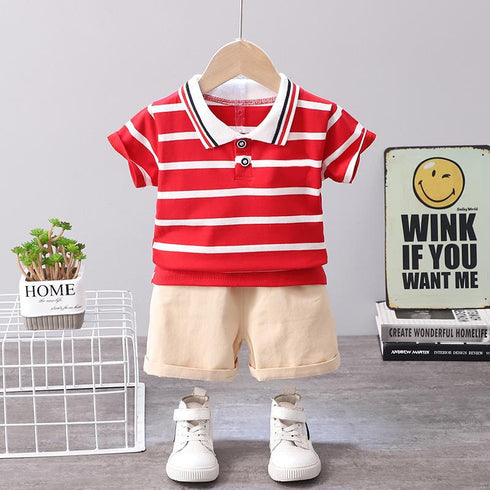 Boys Summer Dress Two-Piece Set