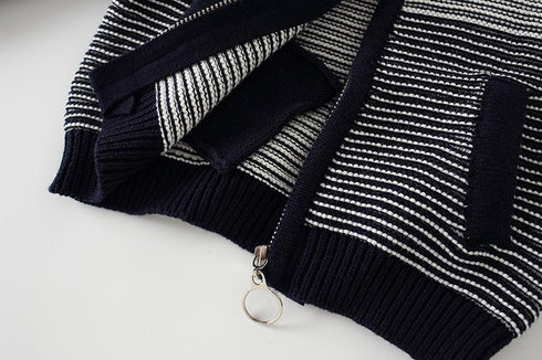 Boy's Knit Jacket Sweater