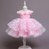 Princess Dress Wave Point Bow Full Dress