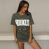 Summer Loose Crewneck Sports Short Sleeve