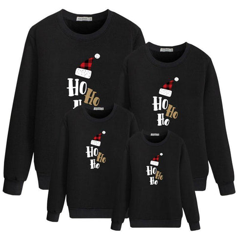 Christmas long sleeve parent-child sweater