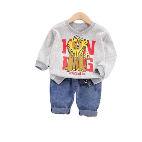 Spring and Autumn Children's Two-Piece Set