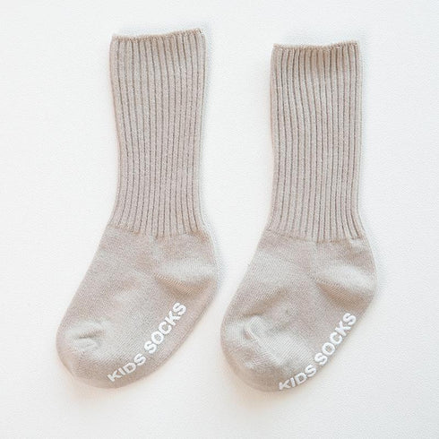Autumn and winter non-slip dispensing high barrel boneless floor socks