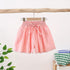 Girls Summer Elastic Bow Lace Shorts