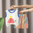Summer boy vest set two-piece set