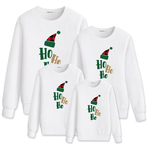 Christmas long sleeve parent-child sweater