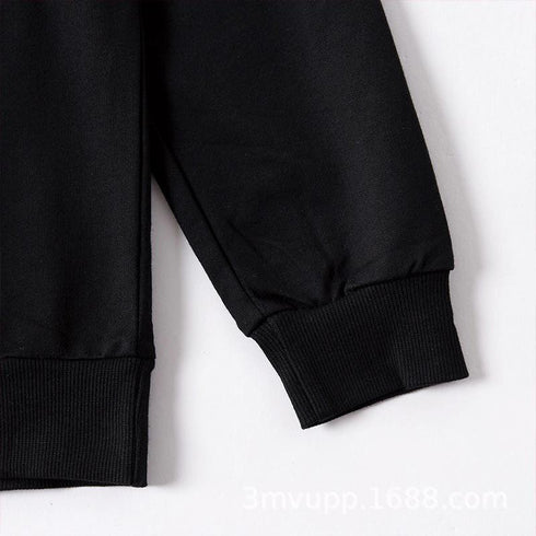 Long-sleeved parent-child sweater