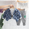 Spring and Autumn Boys Long Sleeve Three-Piece Set