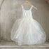 Solid Princess One Year Old Fluffy Skirt Mesh Suspender Dress