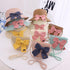 Children's Bow Straw Hat Bag Set