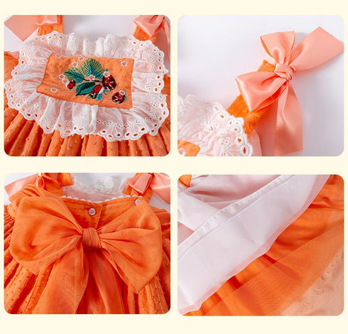Girl's Dress Summer Dress Lolita Girl's Princess Dress Sling Skirt
