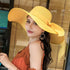 Summer women's seaside sun hat Circumference21.7-23.6 inch(55-60cm)