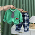 Spring and Autumn Boys Long Sleeve Set Two-Piece Set
