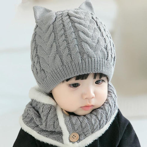 Baby Fall/Winter Warm Hat Circumference 17.3-20.5 inch. (44-52 cm)