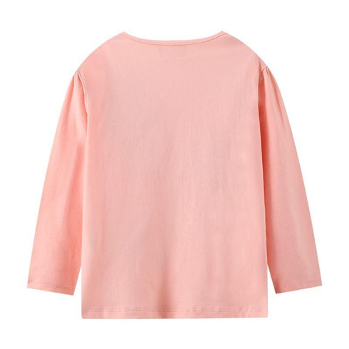 Girls Long Sleeve T-shirt European And American Autumn New Cartoon Printed Jacket