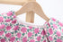 Girl's Summer Dress Girl's Bubble Sleeve Flower Sweet Princess Dress