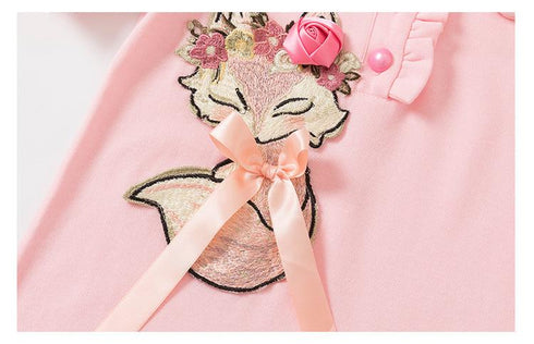 Girls Cartoon POLO Dress 2022 Summer New Baby Girl Princess Dress