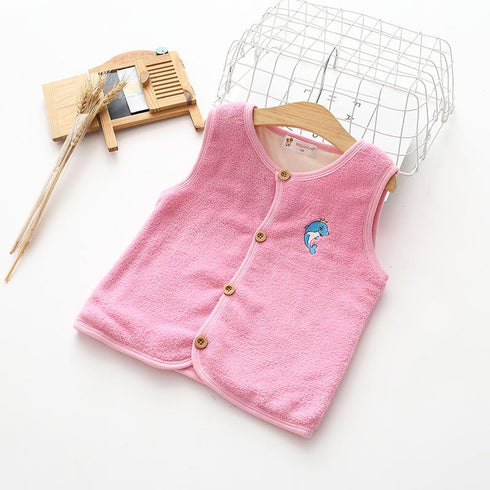Children's Coral Fleece Vest