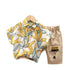 Children's wear short sleeve shorts summer two-piece set