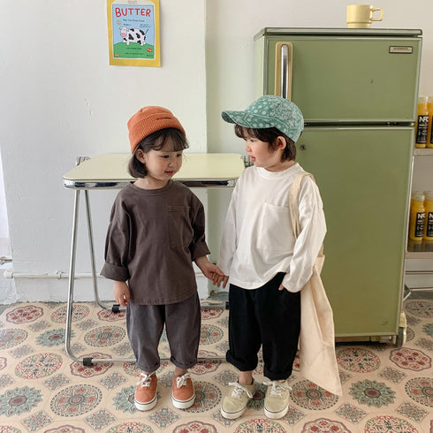 Simple soft loose bottoming art T-shirt