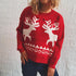 Autumn and Winter Elk Christmas Sweater