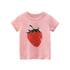 Summer girls fruit short sleeves